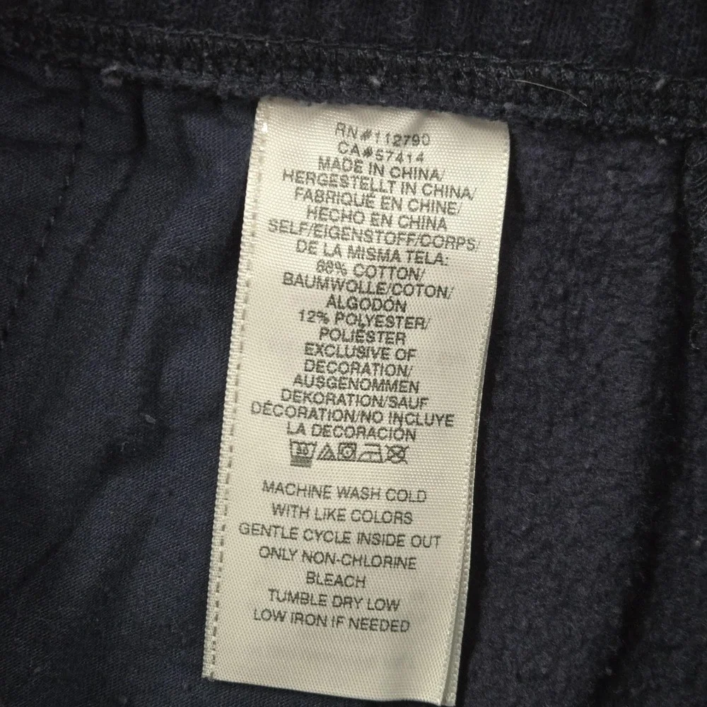 True Religion Shorts Mens XL Blue Fleece Sweat Drawstring Logo Casual Streetwear